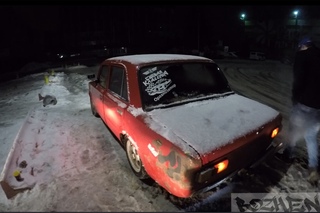 БОЕВАЯ КЛАССИКА. Зимний DRIFT НА ВАЗ 2101 . .