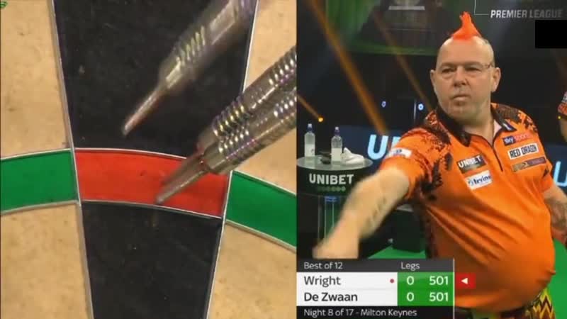 Peter Wright vs Jeffrey de Zwaan ( PDC Premier League Darts 2020, Week