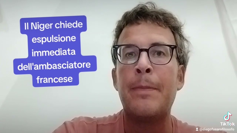 DIEGO FUSARO: Il Niger chiede espulsione immediata dellambasciatore