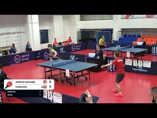Илья Ронин - Александр Смирнов  КЧ ФНТР 21/22 Суперлига 1 Тур  Мужчины