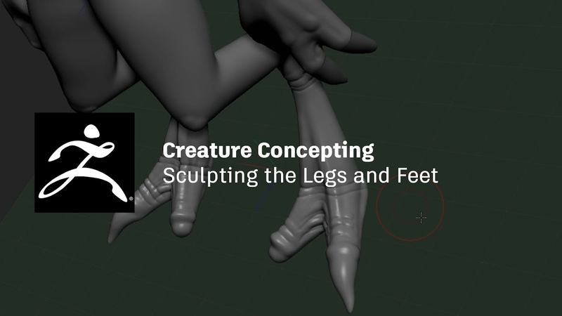 Creature Concepting with Maya and ZBrush Lesson 7,
