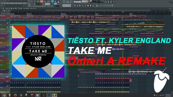 Tiësto Feat. Kyler England Take Me ( Original Mix) ( Full FL Studio Remake +