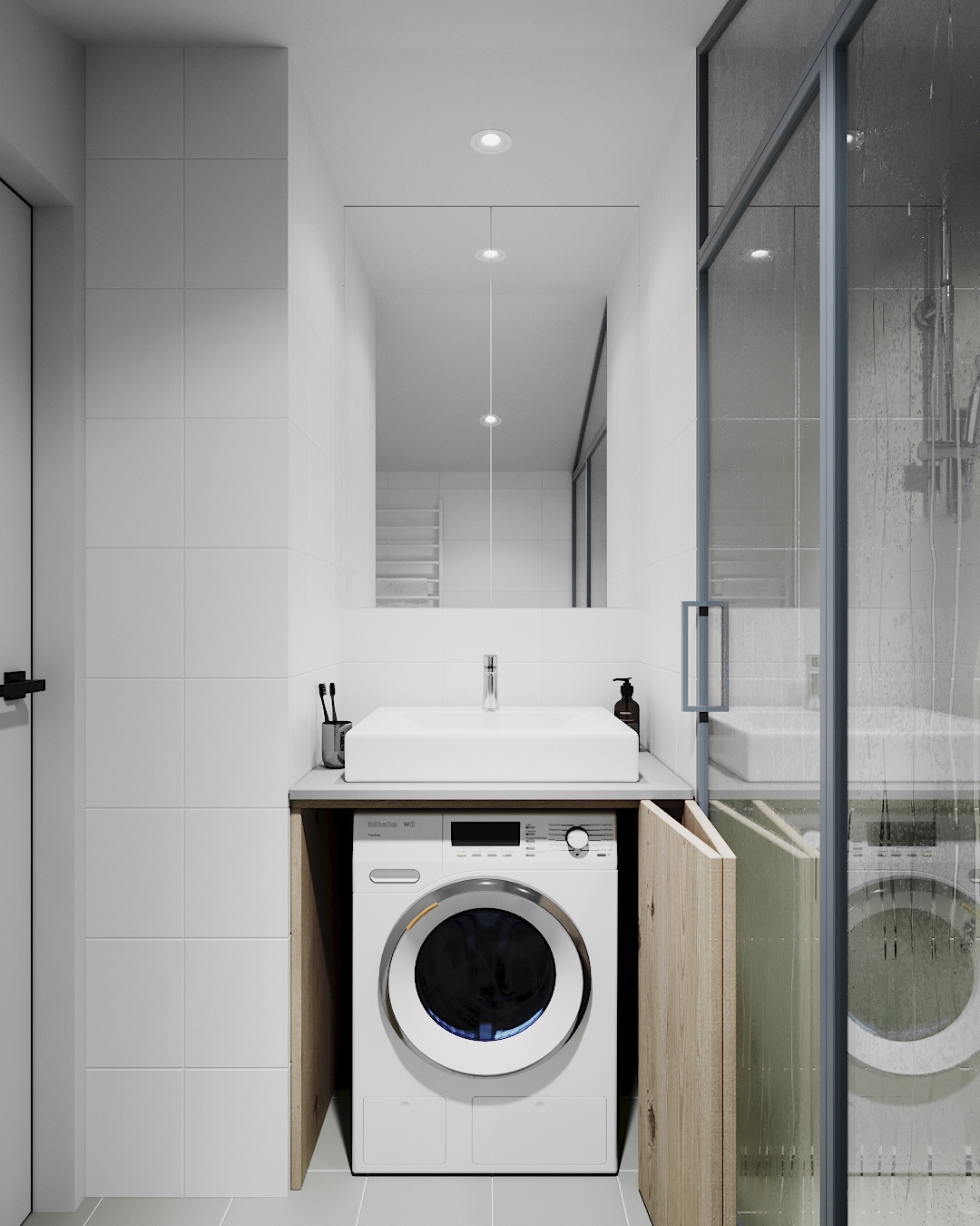 Проект двухуровневой квартиры-студии 30 кв.