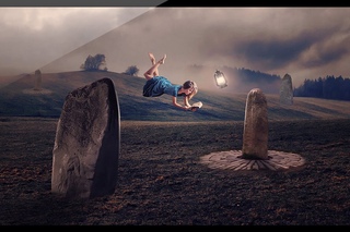 Photoshop Tutorial - Levitation Effect Manipulation
