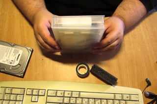 Бокс для хранение HDD своими руками.