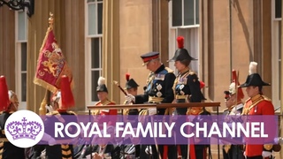King and Princess Anne Present New Sovereign Standard