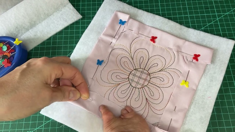 COMO FAZER UMA PEÇ A USANDO UM BLOCO QUILTADO Patchwork descomplicado com Bia
