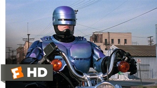 RoboCop 2 (7/11) Movie CLIP - Motorcycle vs. Truck (1990) HD