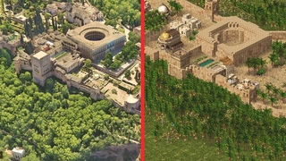 Building Alhambra castle in Stronghold Crusader