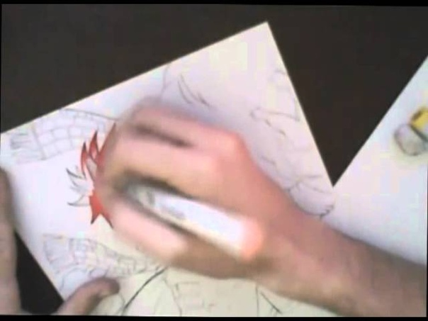 How To Color Natsu From Fairy Tail With Finecolour
