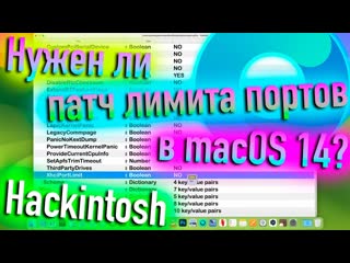 НУЖЕН ЛИ ПАТЧ ЛИМИТА ПОРТОВ В MACOS 14 SONOMA! HACKINTOSH - ALEXEY BORONENKOV | 4K