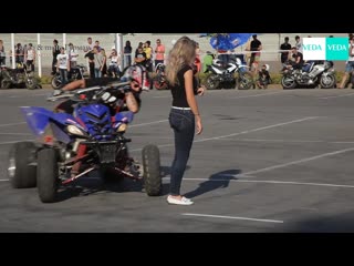 Авто-Мото шоу с дрифтом от Уфимских райдеров и Стантрайдинг команды OBMORROK RACING в Уфе. Часть 1