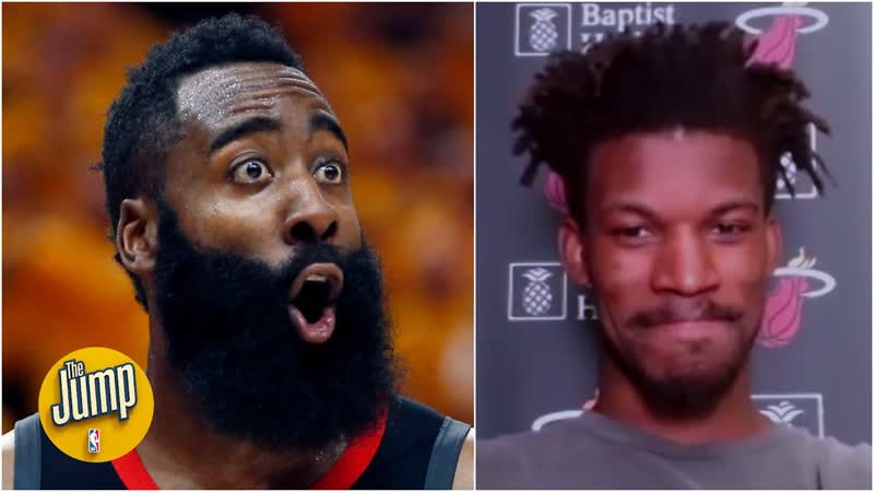 Jimmy Butler explains why he liked an IG post about James Hardens new trade preferences, The