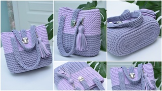 Crocheting Deni handbag video tutorial