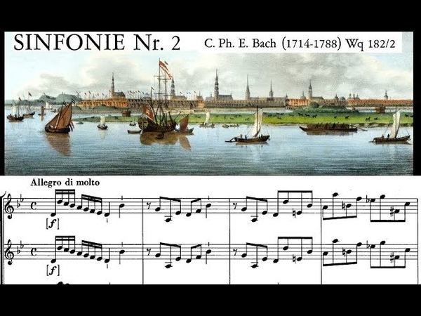 Carl Philipp Emanuel Bach Symphony B flat major, H. 658;