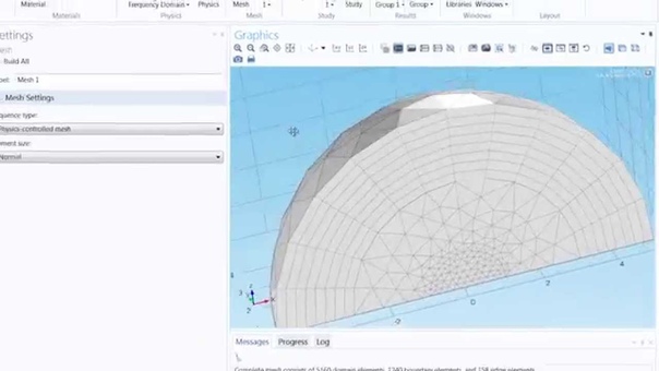 Automatically Mesh Perfectly Matched Layers in COMSOL