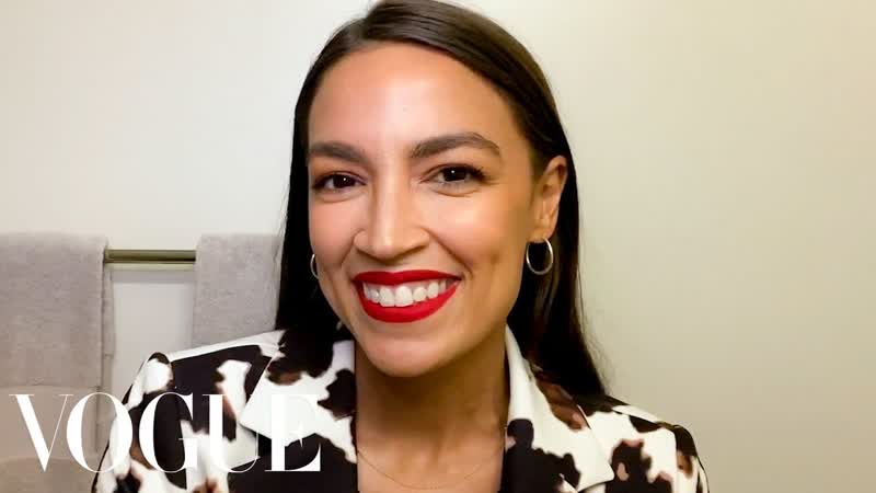 Congresswoman Alexandria Ocasio Cortezs Guide to Her Signature Red Lip, Beauty Secrets,
