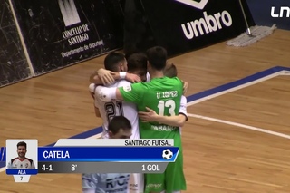 Santiago Futsal -  Ríos Renovables Zaragoza. Jornada 10