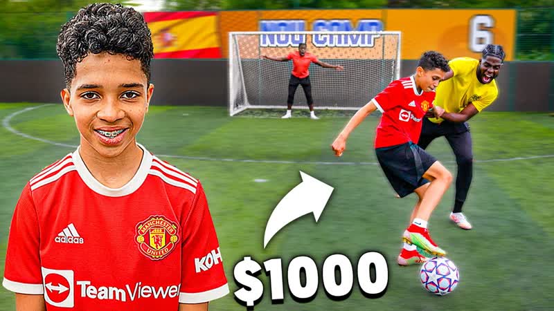 Beat Kid RONALDO 1v1, Win 1000 (