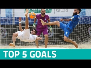 TOP 5 GOALS - EURO BEACH SOCCER LEAGUE MOSCOW 2016